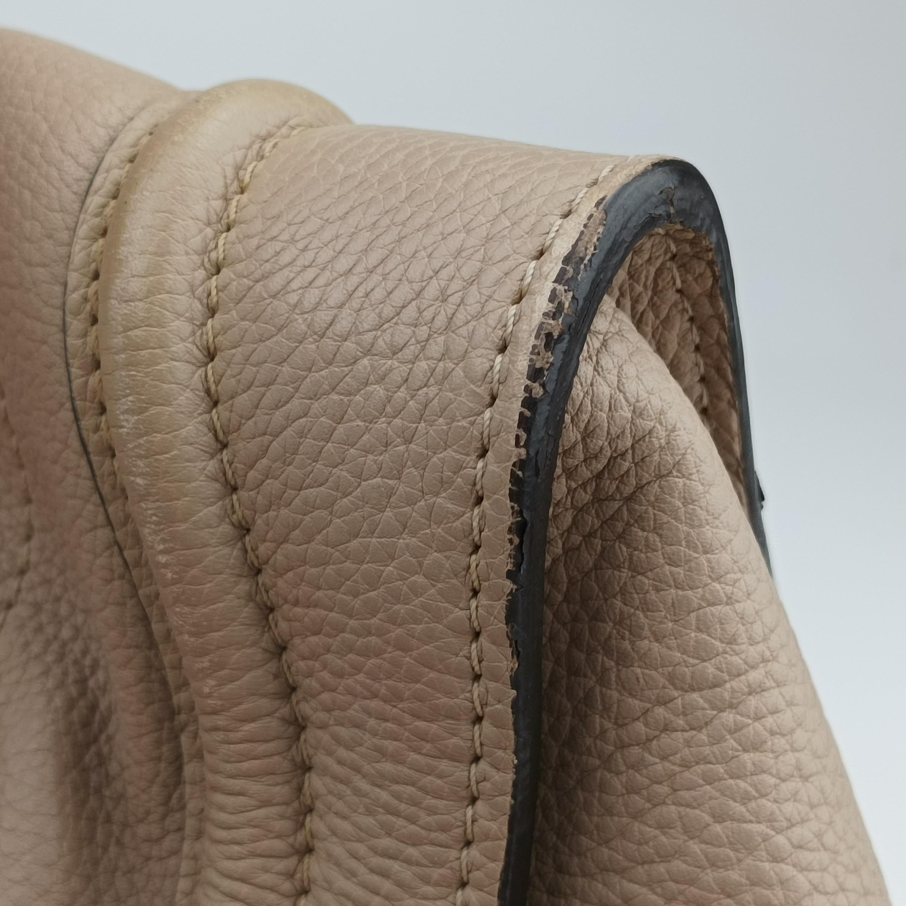 Secondhand Celine luggage mini shopper Grey leather  handbag | stylenewstar