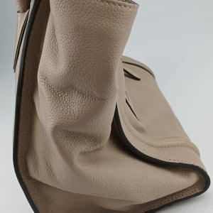 Secondhand Celine luggage mini shopper Grey leather  handbag | stylenewstar