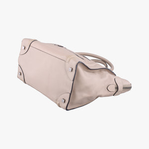 Secondhand Celine luggage mini shopper Grey leather  handbag | stylenewstar