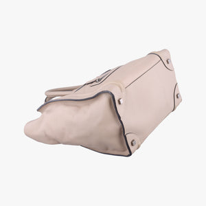 Secondhand Celine luggage mini shopper Grey leather  handbag | stylenewstar