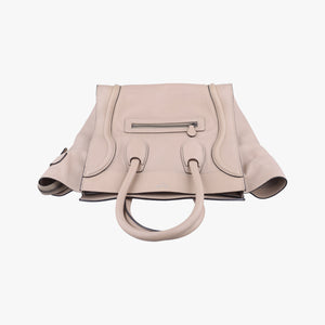 Secondhand Celine luggage mini shopper Grey leather  handbag | stylenewstar