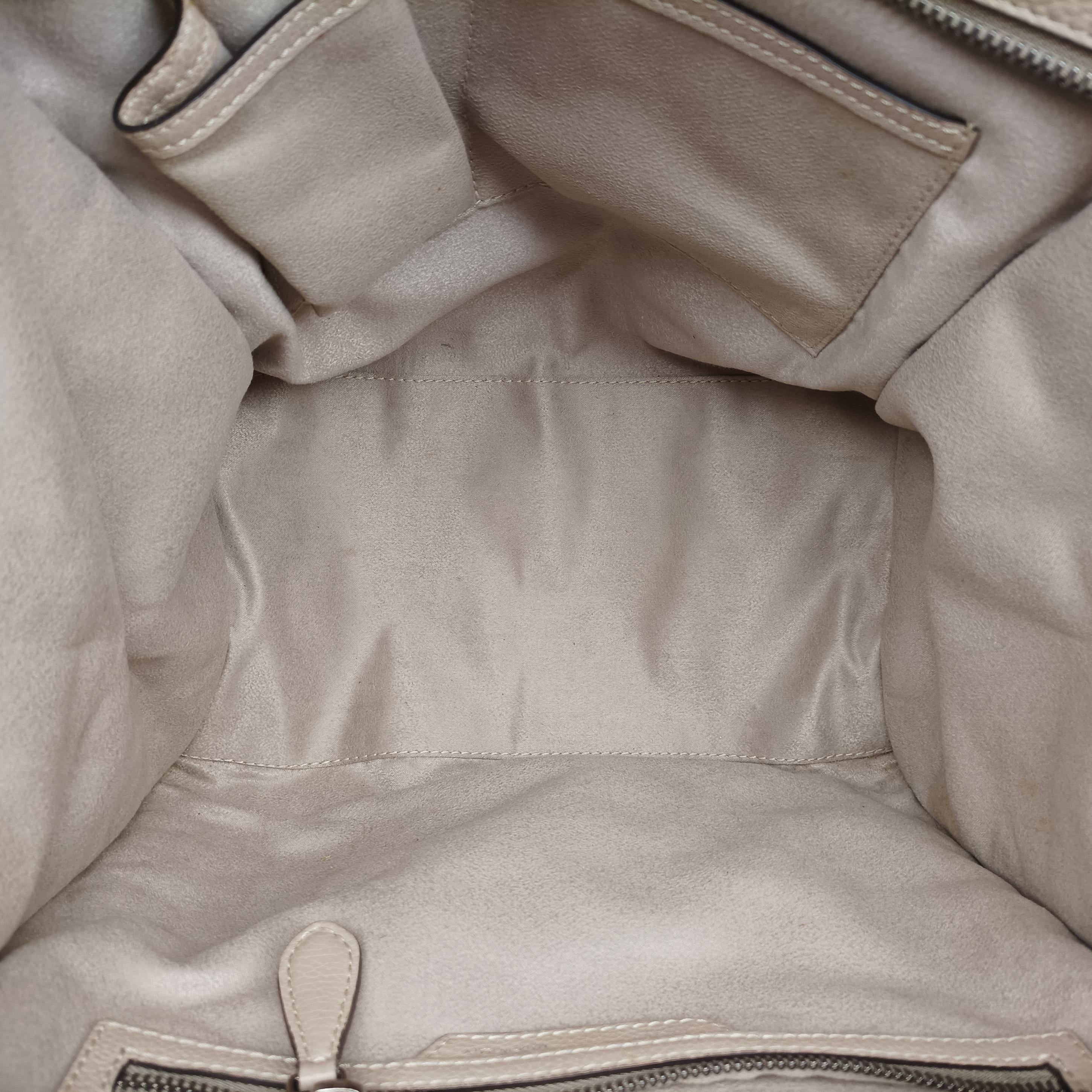 Secondhand Celine luggage mini shopper Grey leather  handbag | stylenewstar