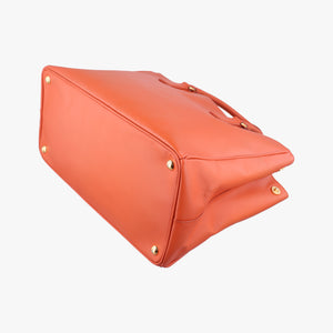 Pre-owned Prada Galleria Orange SAFFIANO Leather BN1844 handbag | stylenewstar