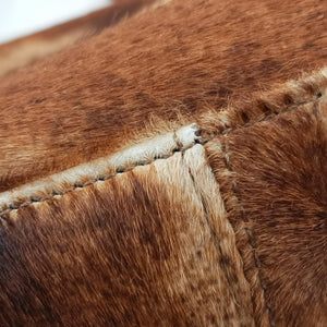 Pre-owned Fendi Mamma Baguette Brown pony hair 26325 shoulderbag | stylenewstar