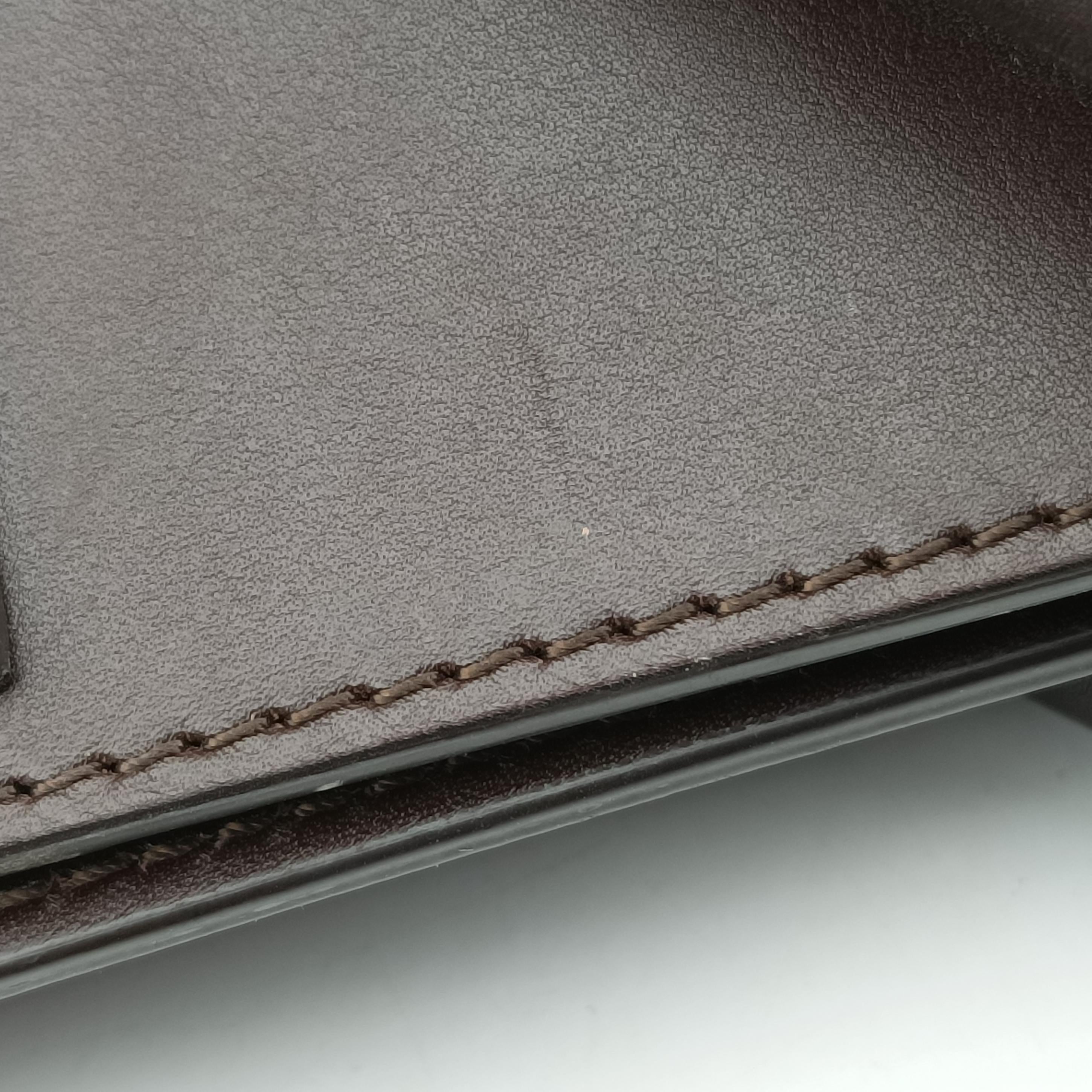 Vintage Celine Luggage Mini Shopper Brown×blue×red Leather  handbag | stylenewstar