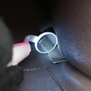 Pre-owned Celine luggage nano shopper Blue×white×Brown snakeskin  shoulderbag | stylenewstar