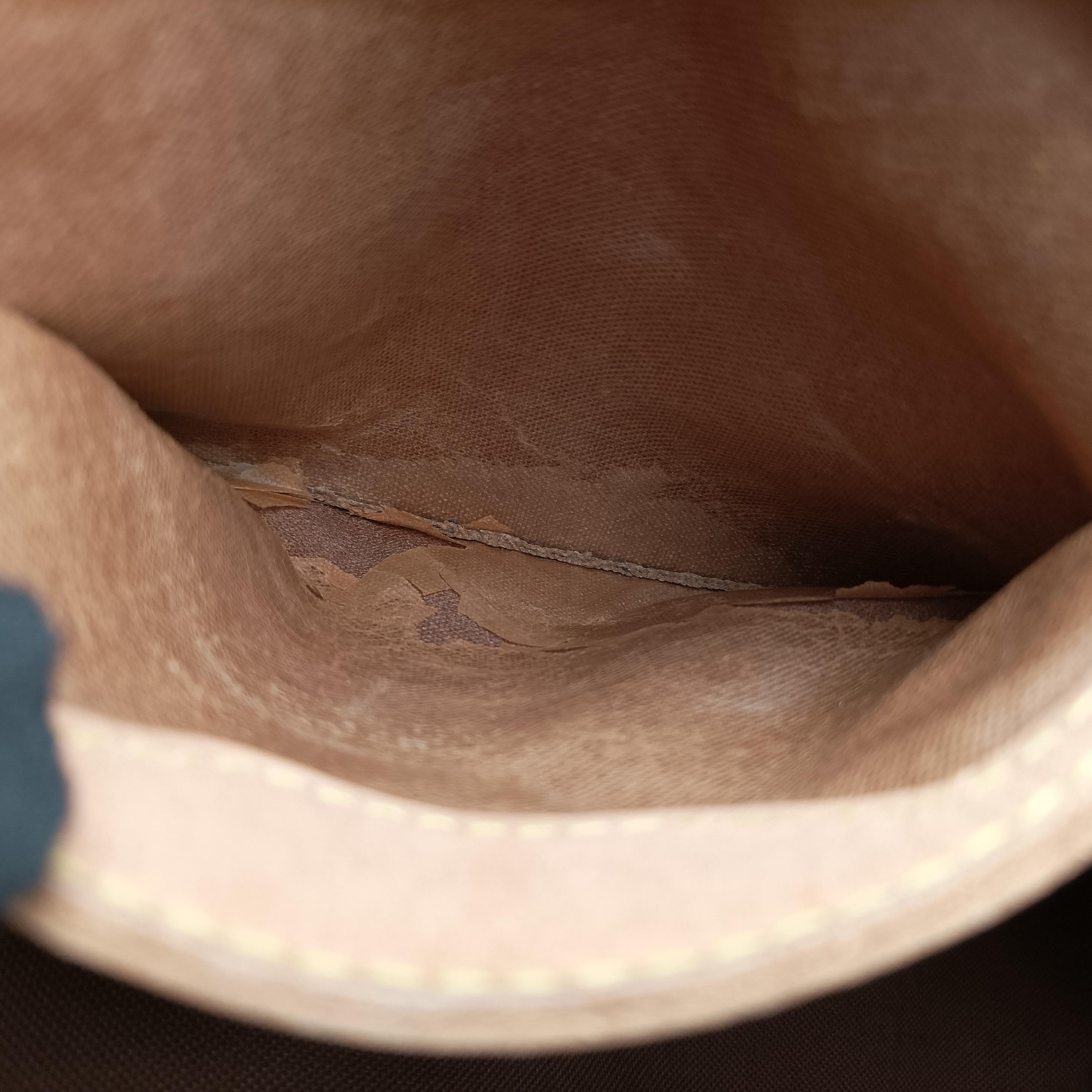 Secondhand Louis Vuitton Monogram Town Speedy 30 Brown x White Monogram canvas　　　　　　　　　 M40690 handbag | stylenewstar