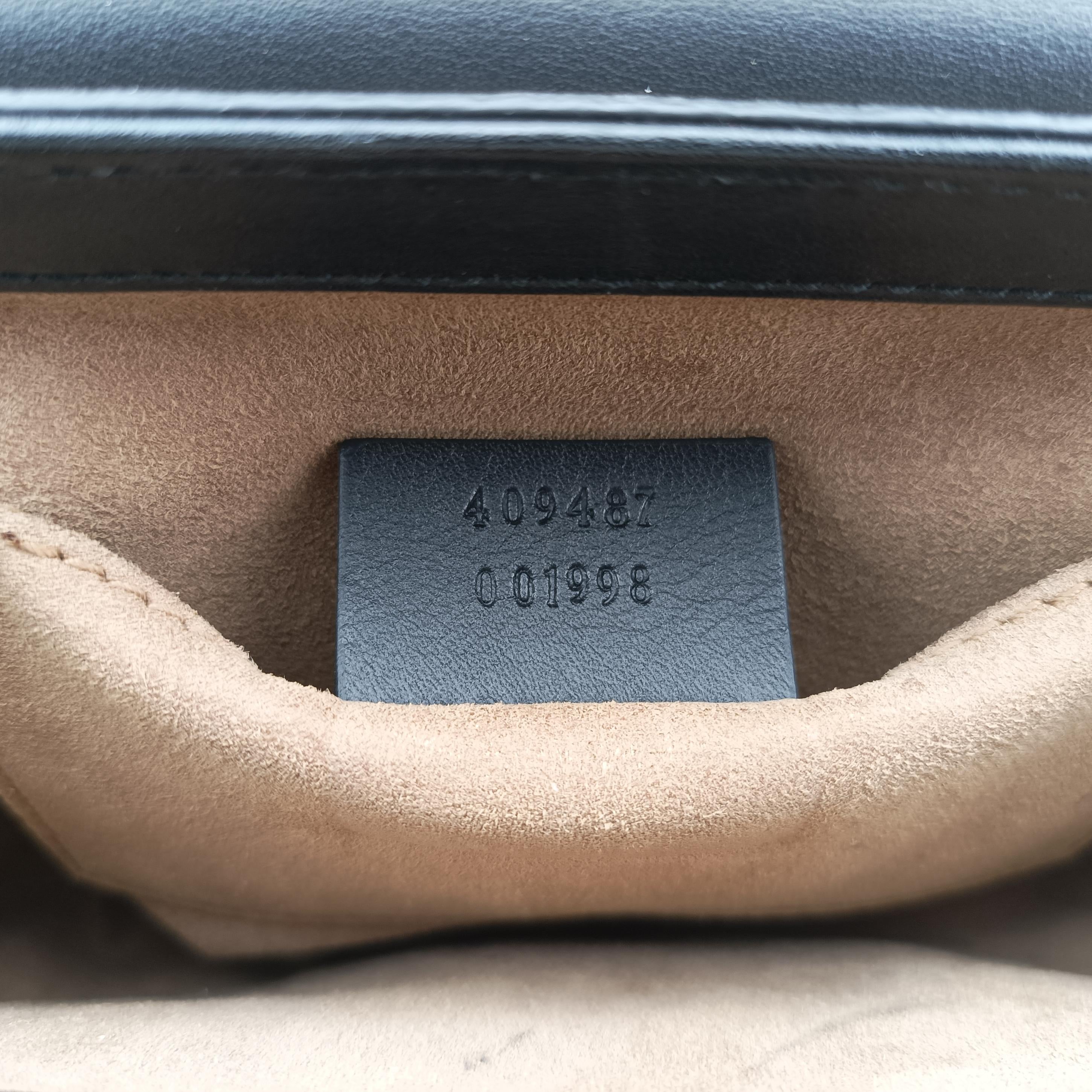 Secondhand Gucci Padlock beige×black PVC coated canvas×Leather 409487 shoulderbag | stylenewstar