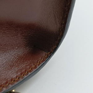 Secondhand Gucci Padlock beige×black PVC coated canvas×Leather 409487 shoulderbag | stylenewstar