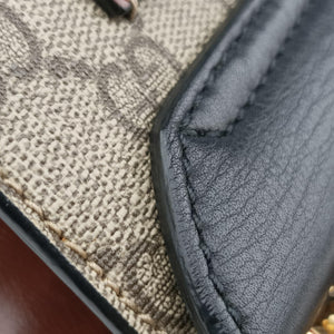 Secondhand Gucci Padlock beige×black PVC coated canvas×Leather 409487 shoulderbag | stylenewstar