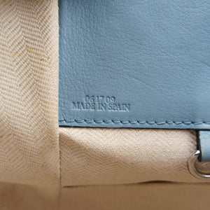 Pre-owned Loewe hammock Blue x Light Blue leather  shoulderbag | stylenewstar