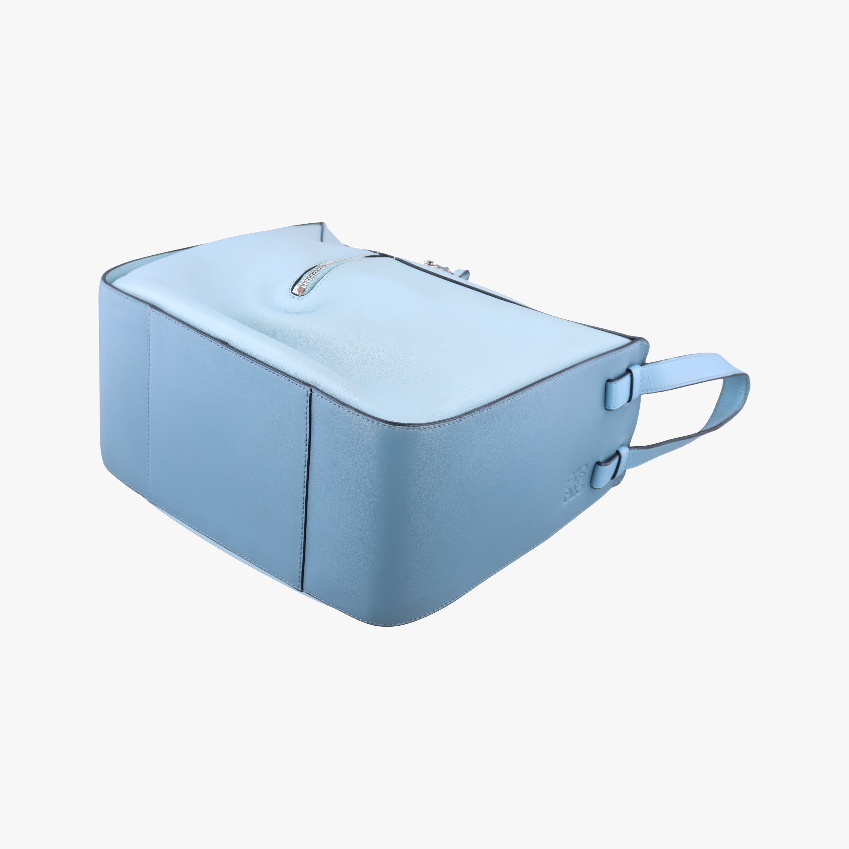 Pre-owned Loewe hammock Blue x Light Blue leather  shoulderbag | stylenewstar