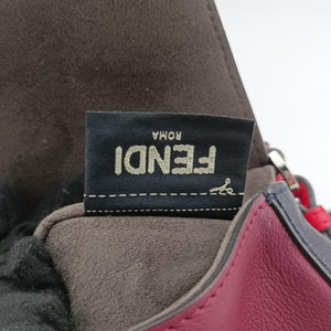 Pre-owned Fendi Micro Monster Double Baguette Multicolour Leather 8M0371 shoulderbag | stylenewstar