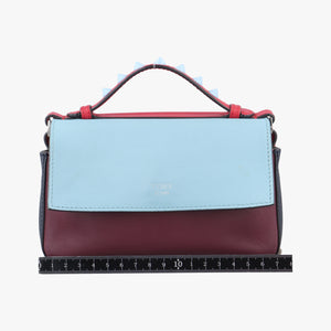 Pre-owned Fendi Micro Monster Double Baguette Multicolour Leather 8M0371 shoulderbag | stylenewstar