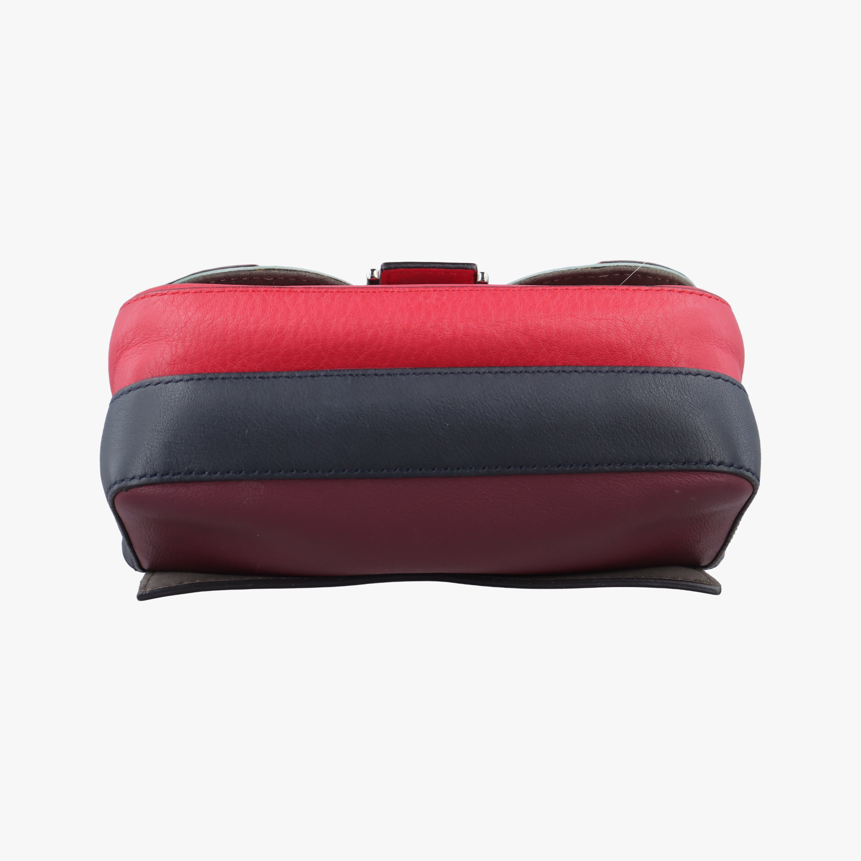 Pre-owned Fendi Micro Monster Double Baguette Multicolour Leather 8M0371 shoulderbag | stylenewstar