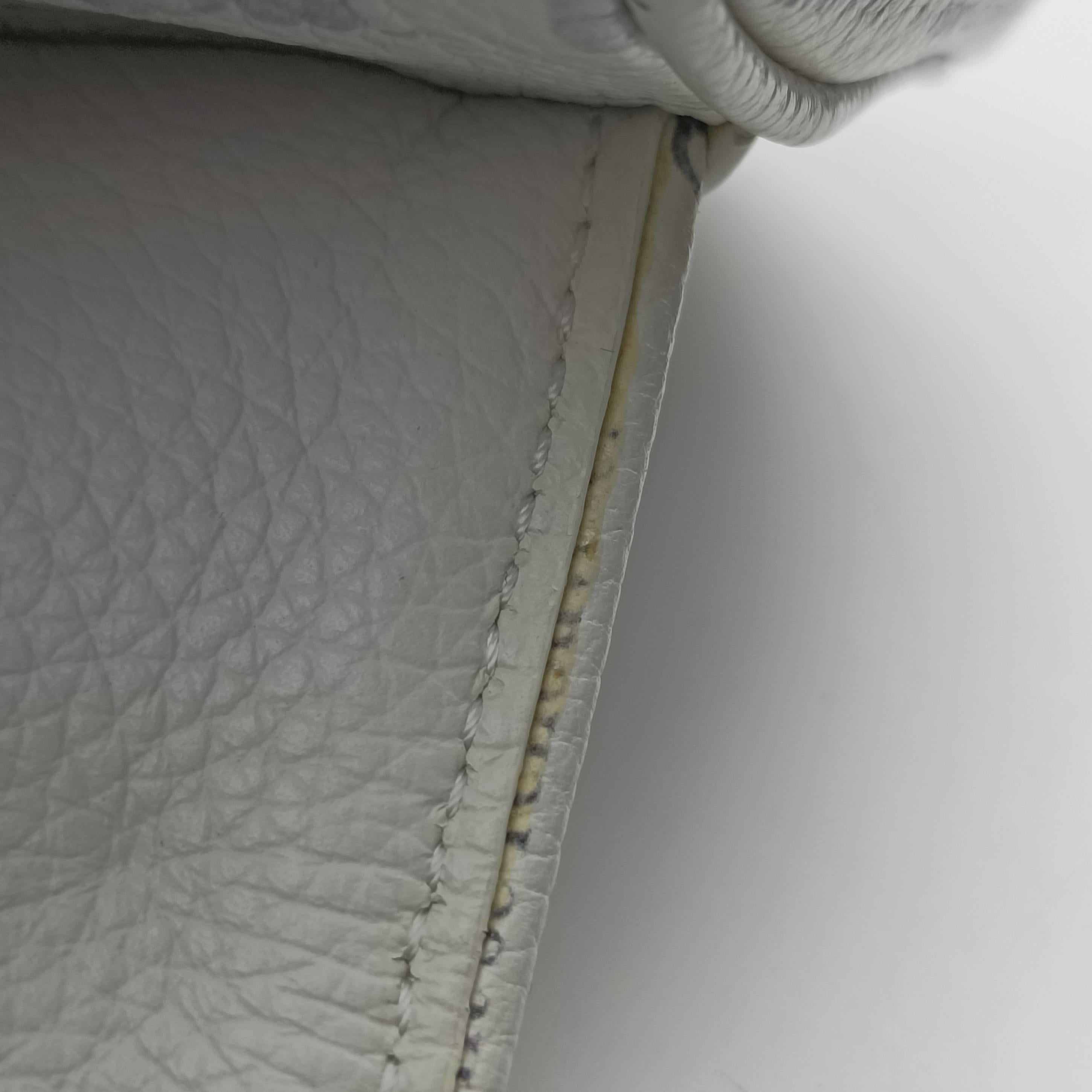 Secondhand Christian Dior Saddle White Leather  shoulderbag | stylenewstar