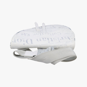 Secondhand Christian Dior Saddle White Leather  shoulderbag | stylenewstar
