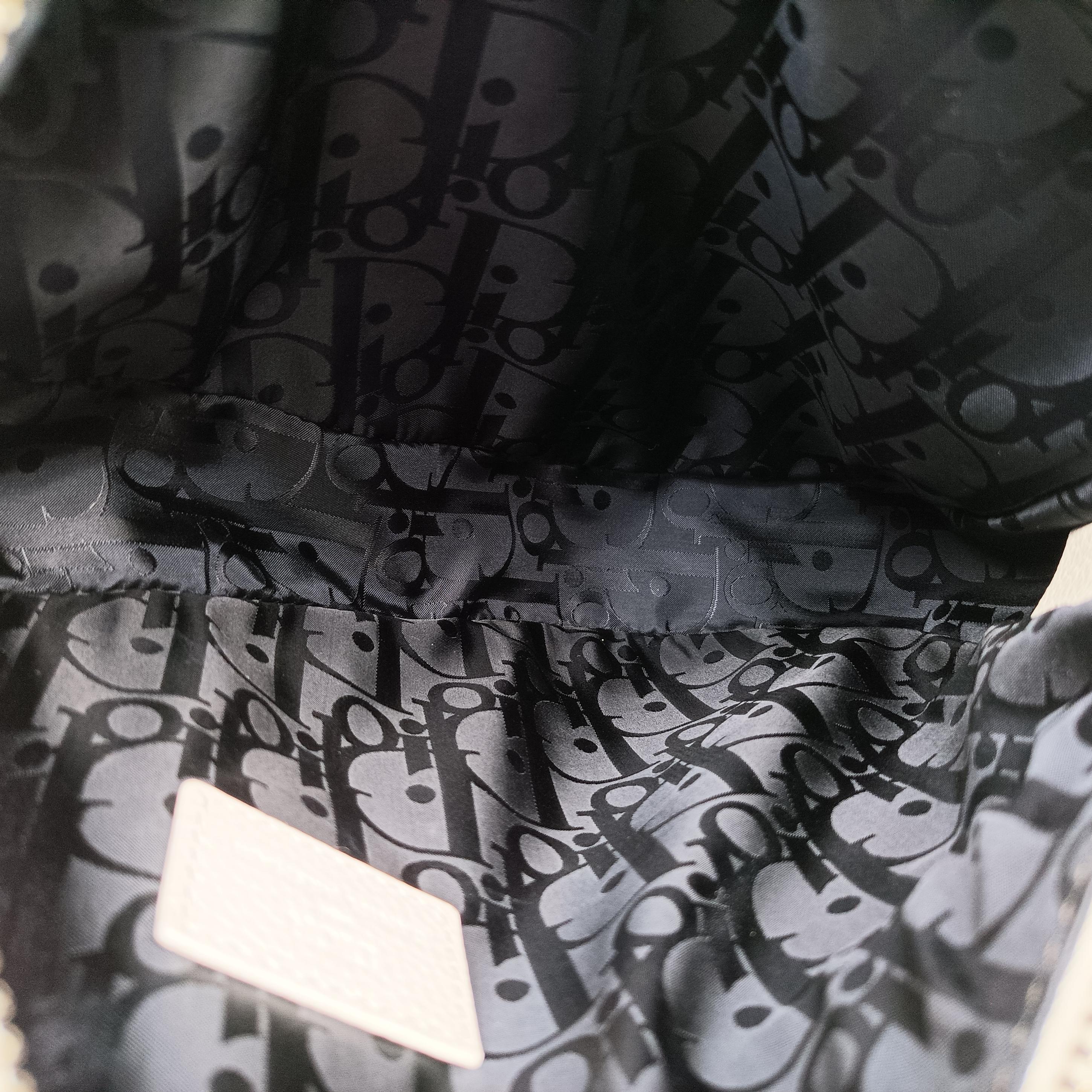 Secondhand Christian Dior Saddle White Leather  shoulderbag | stylenewstar