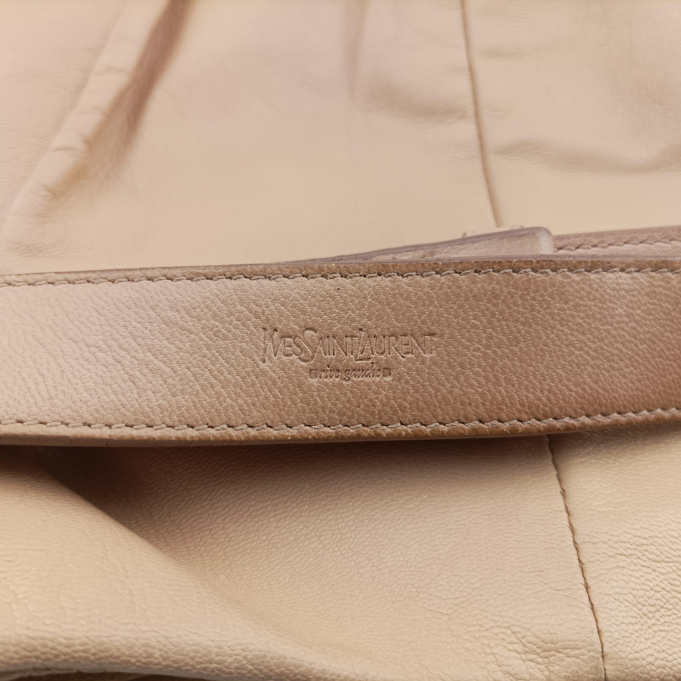 Pre-owned Yves Saint Laurent Mombasa Pink Leather 112937 shoulderbag | stylenewstar