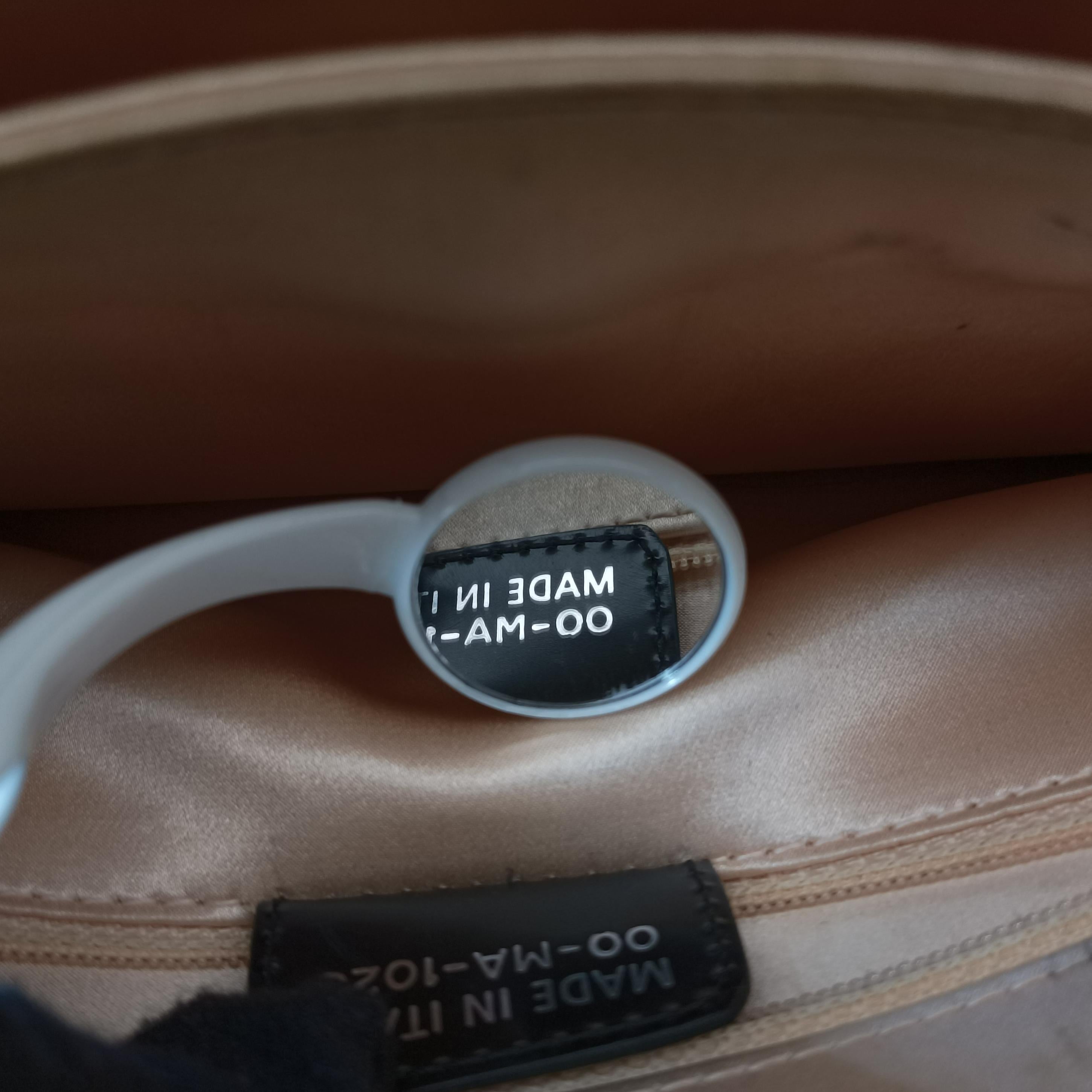 Pre-owned Christian Dior D'Trick Black×White leather  shoulderbag | stylenewstar