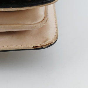 Pre-owned Christian Dior D'Trick Black×White leather  shoulderbag | stylenewstar