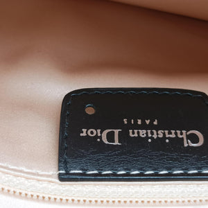 Pre-owned Christian Dior D'Trick Black×White leather  shoulderbag | stylenewstar