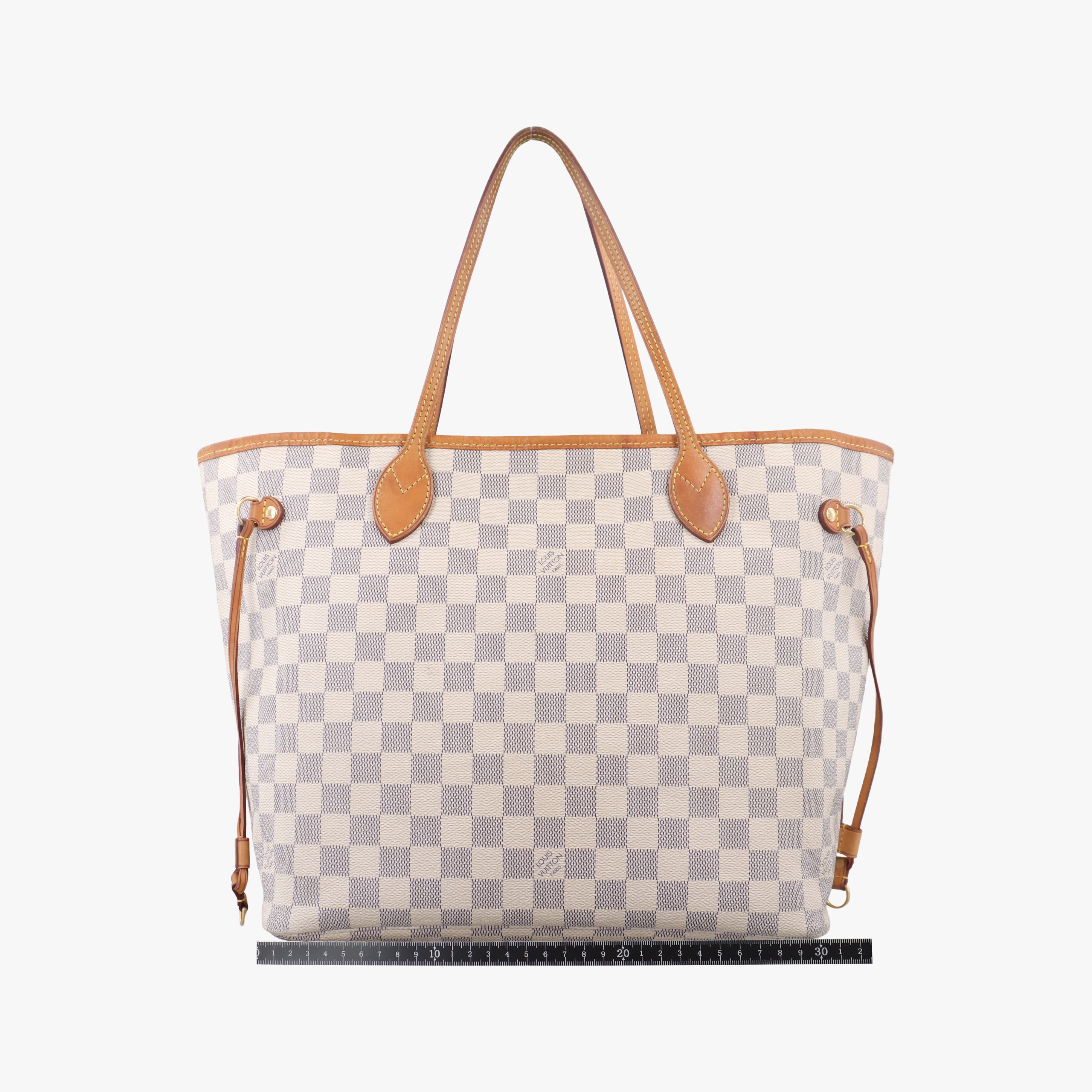 Vintage Louis Vuitton Neverfull MM Azur Damier Canvas N51107 handbag | stylenewstar