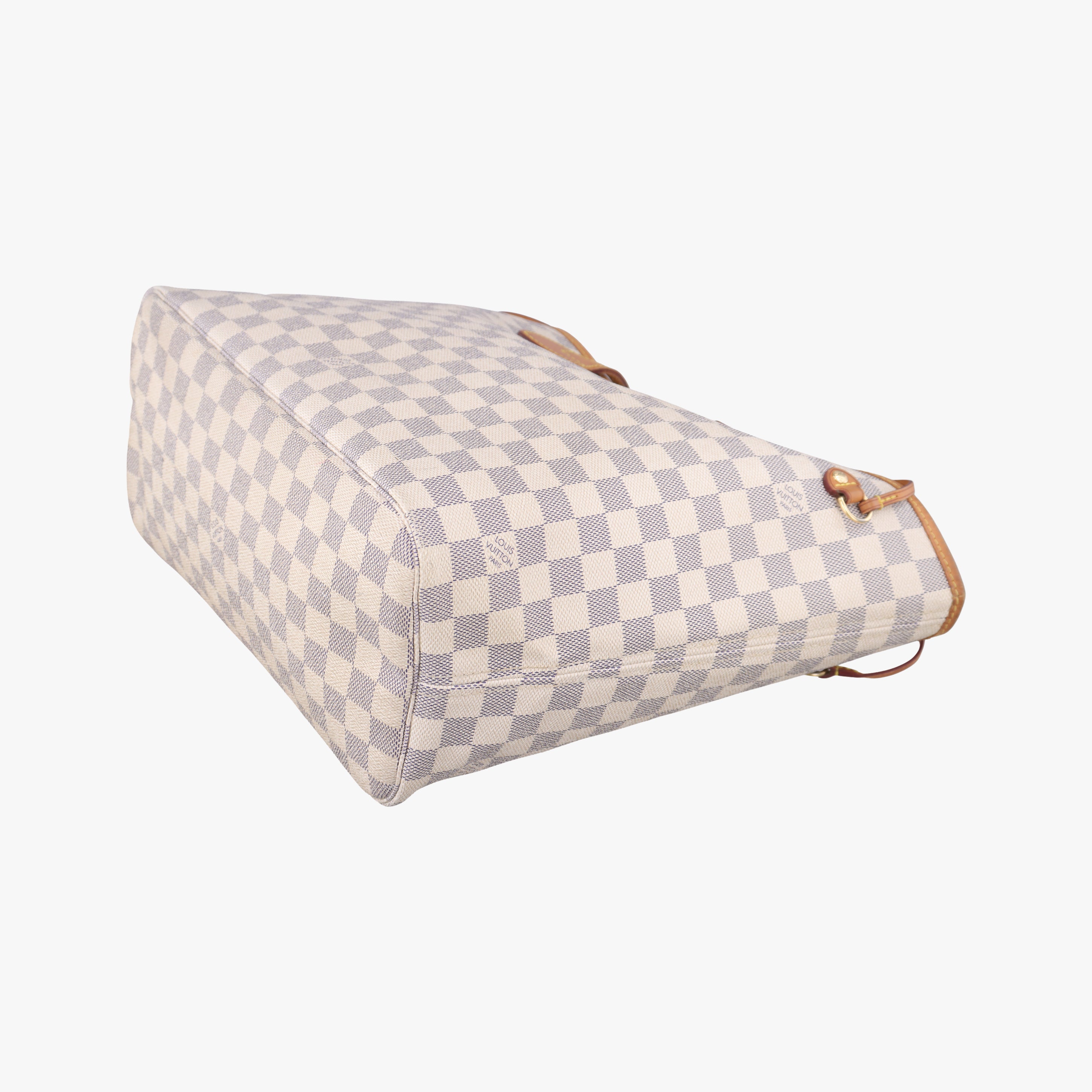 Vintage Louis Vuitton Neverfull MM Azur Damier Canvas N51107 handbag | stylenewstar