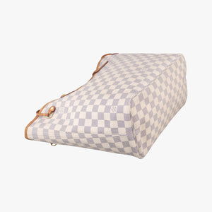 Vintage Louis Vuitton Neverfull MM Azur Damier Canvas N51107 handbag | stylenewstar