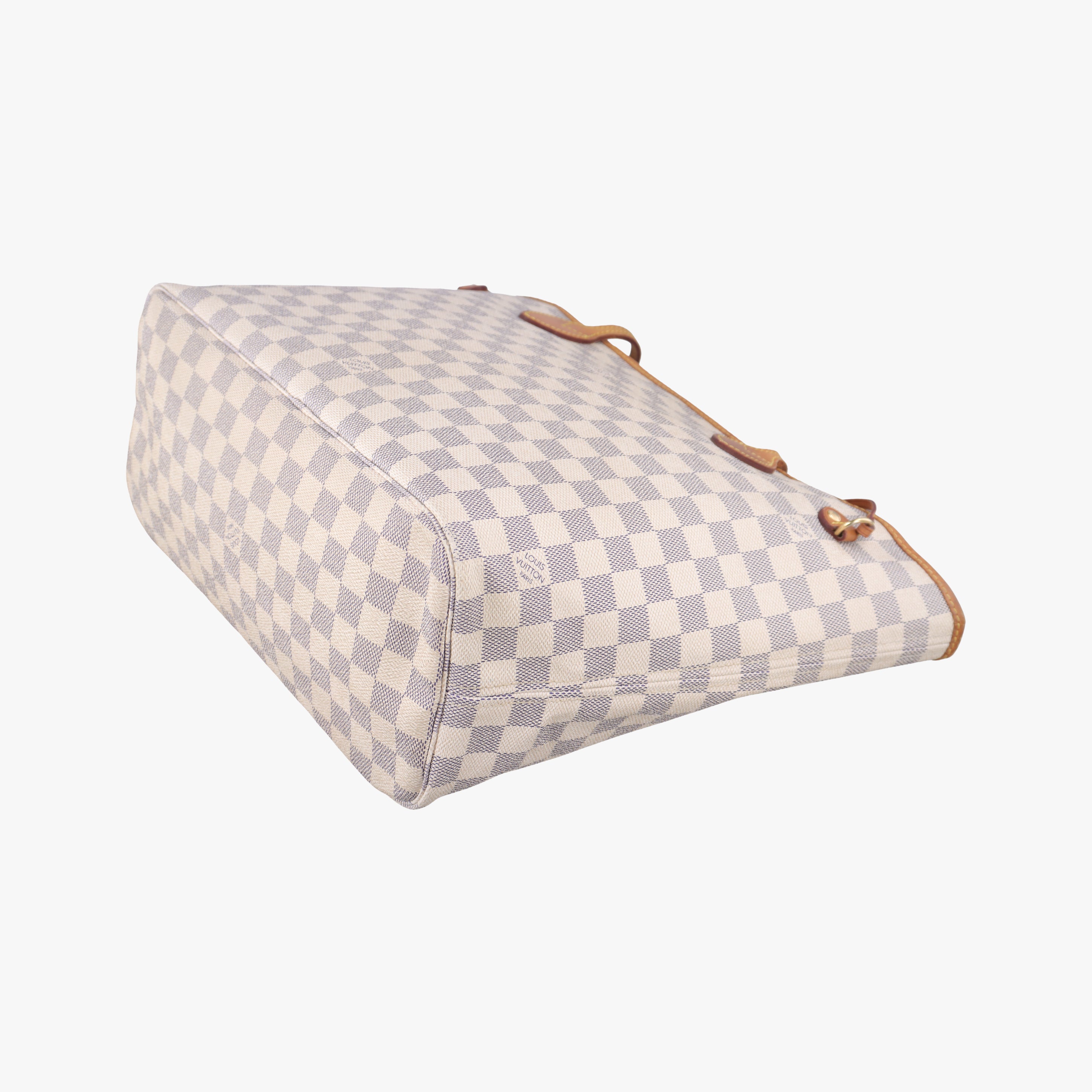 Vintage Louis Vuitton Neverfull MM Azur Damier Canvas N51107 handbag | stylenewstar