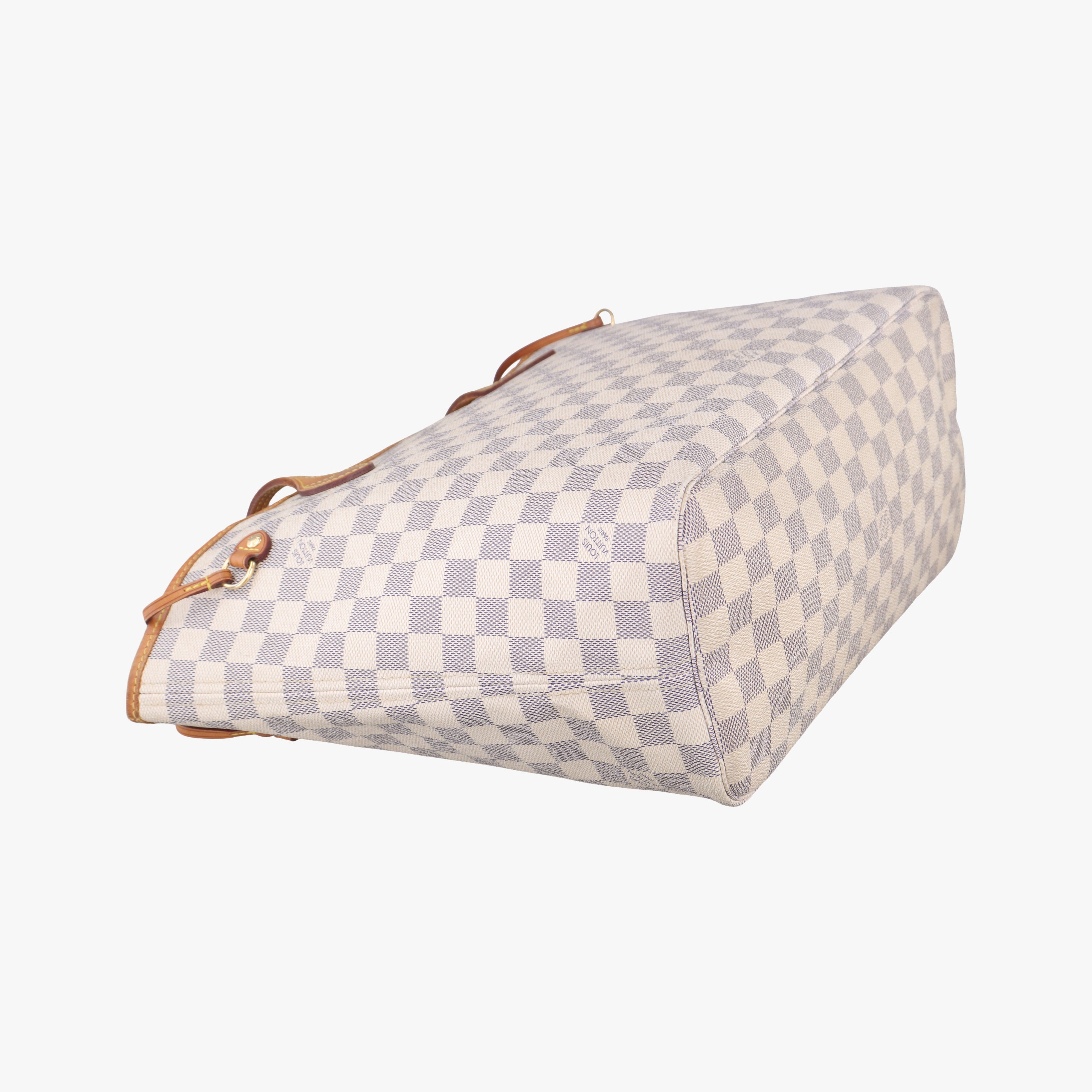 Vintage Louis Vuitton Neverfull MM Azur Damier Canvas N51107 handbag | stylenewstar