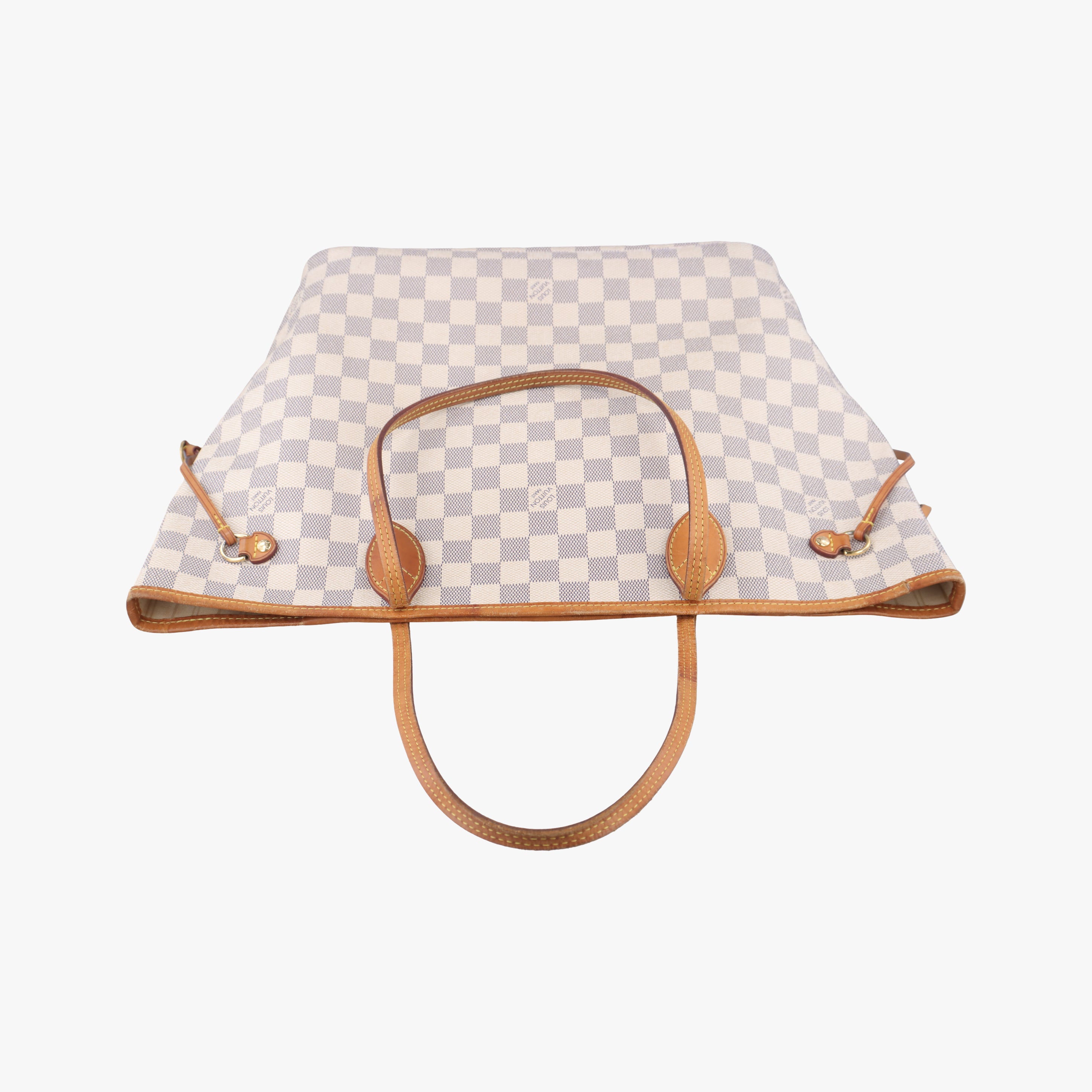 Vintage Louis Vuitton Neverfull MM Azur Damier Canvas N51107 handbag | stylenewstar