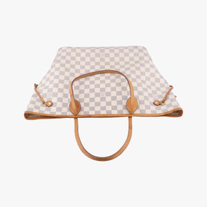 Vintage Louis Vuitton Neverfull MM Azur Damier Canvas N51107 handbag | stylenewstar