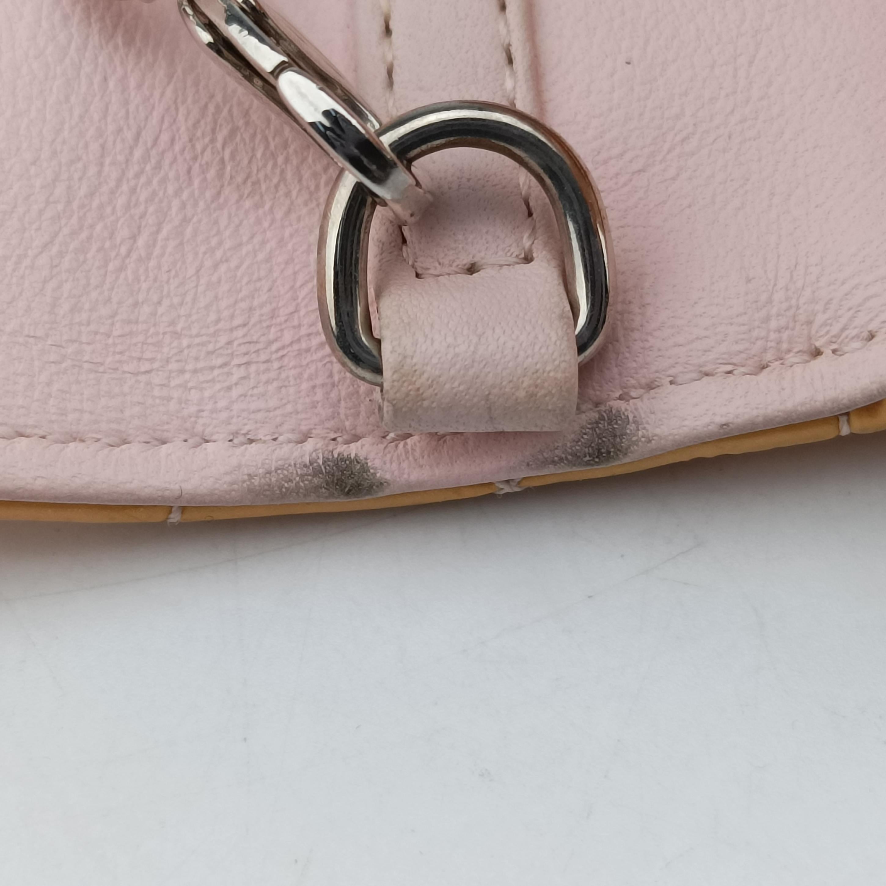 Pre-owned Christian Dior Cannage New Lock Yellow Patent  shoulderbag | stylenewstar