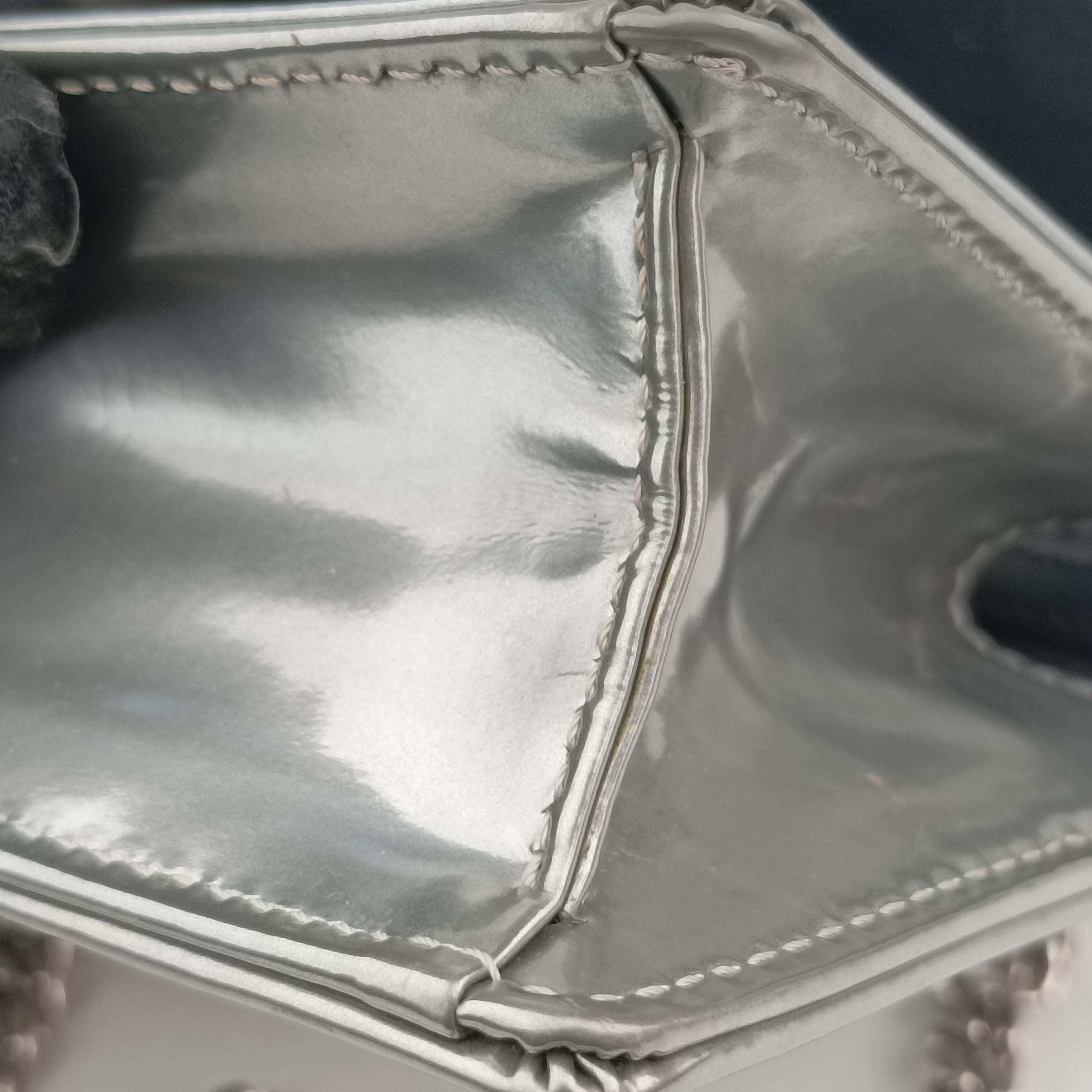 Secondhand Christian Dior Diorama Silver leather  shoulderbag | stylenewstar