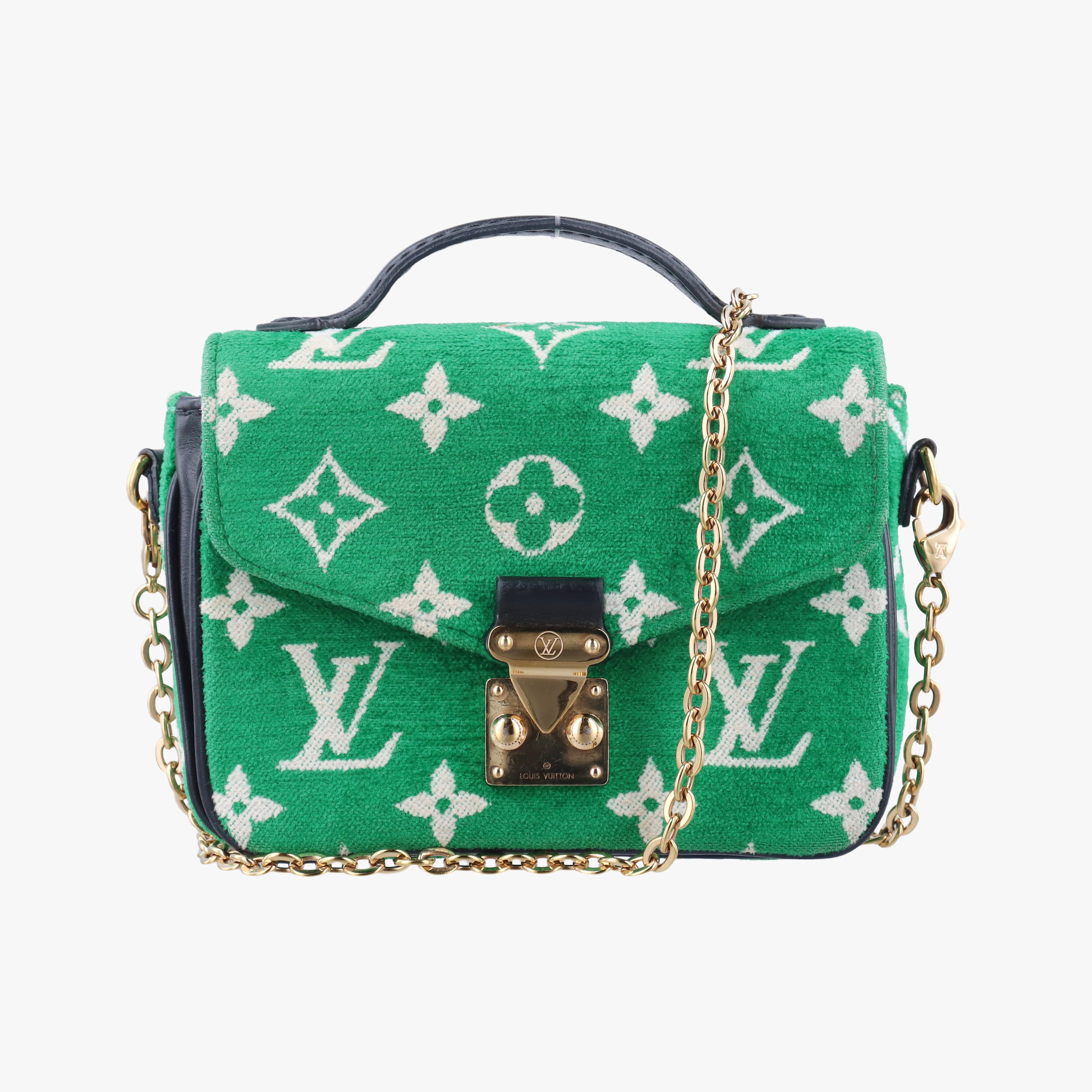 Vintage Louis Vuitton Monogram Micro Metis Green x Black x White Velvet M81494 shoulderbag | stylenewstar