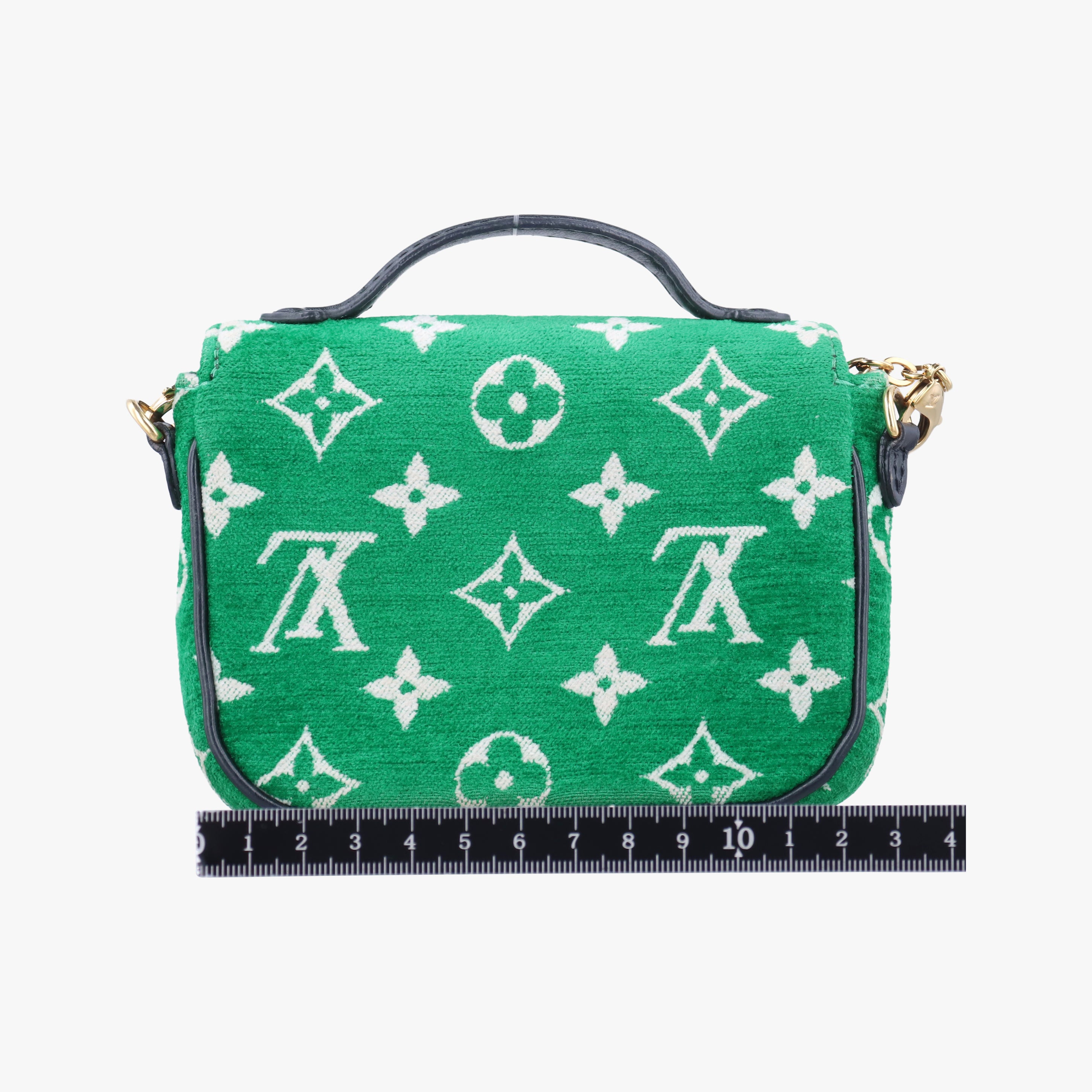 Vintage Louis Vuitton Monogram Micro Metis Green x Black x White Velvet M81494 shoulderbag | stylenewstar