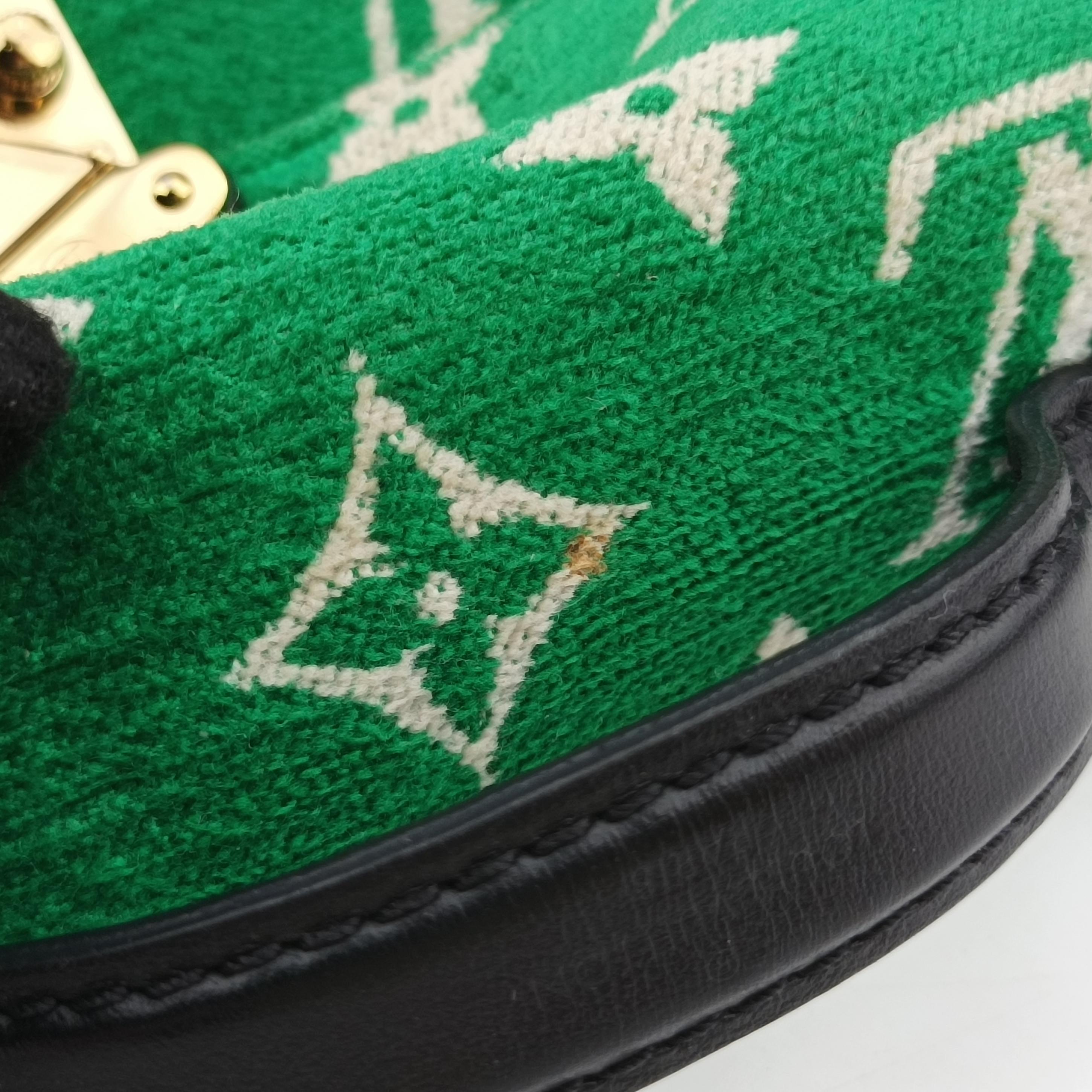 Vintage Louis Vuitton Monogram Micro Metis Green x Black x White Velvet M81494 shoulderbag | stylenewstar