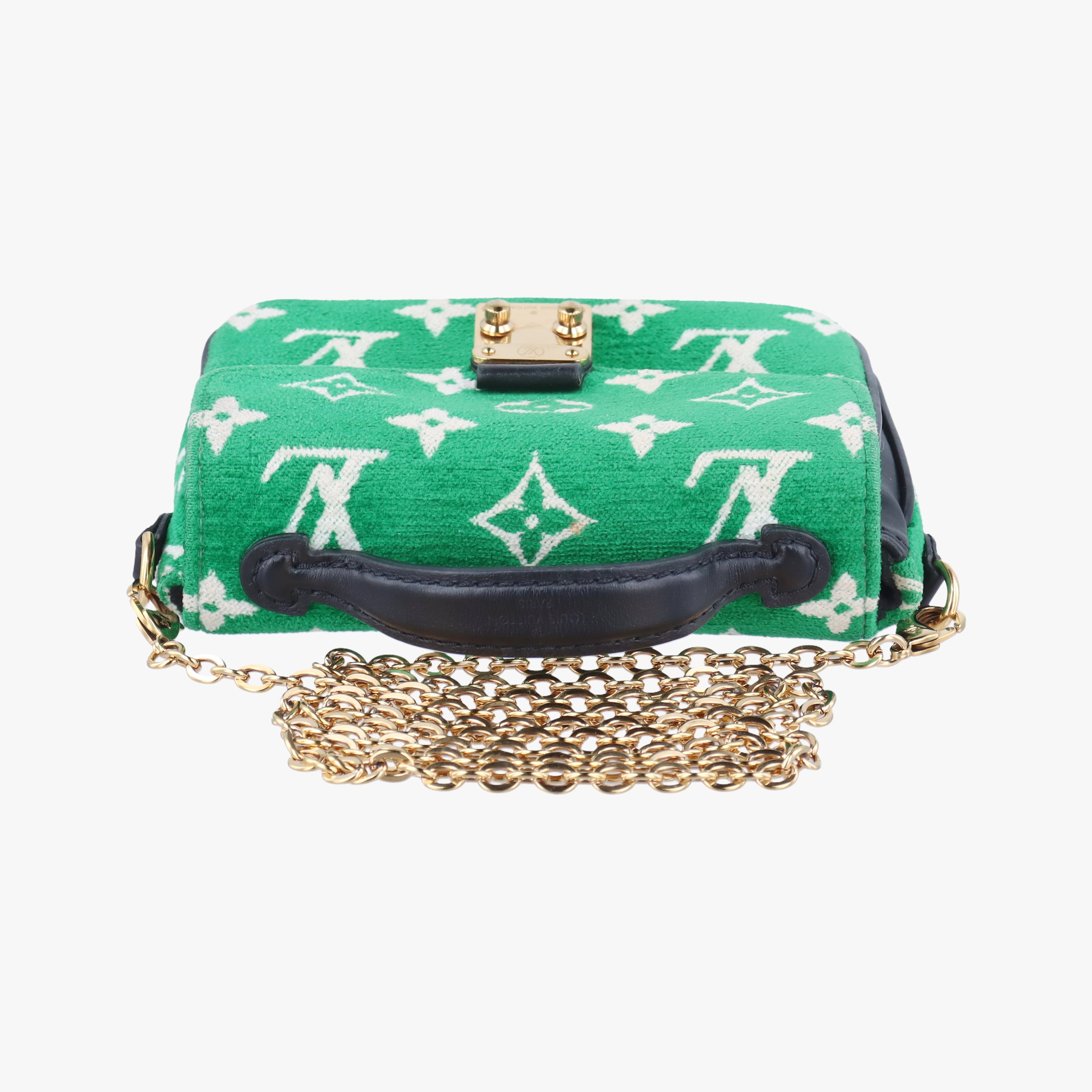 Vintage Louis Vuitton Monogram Micro Metis Green x Black x White Velvet M81494 shoulderbag | stylenewstar