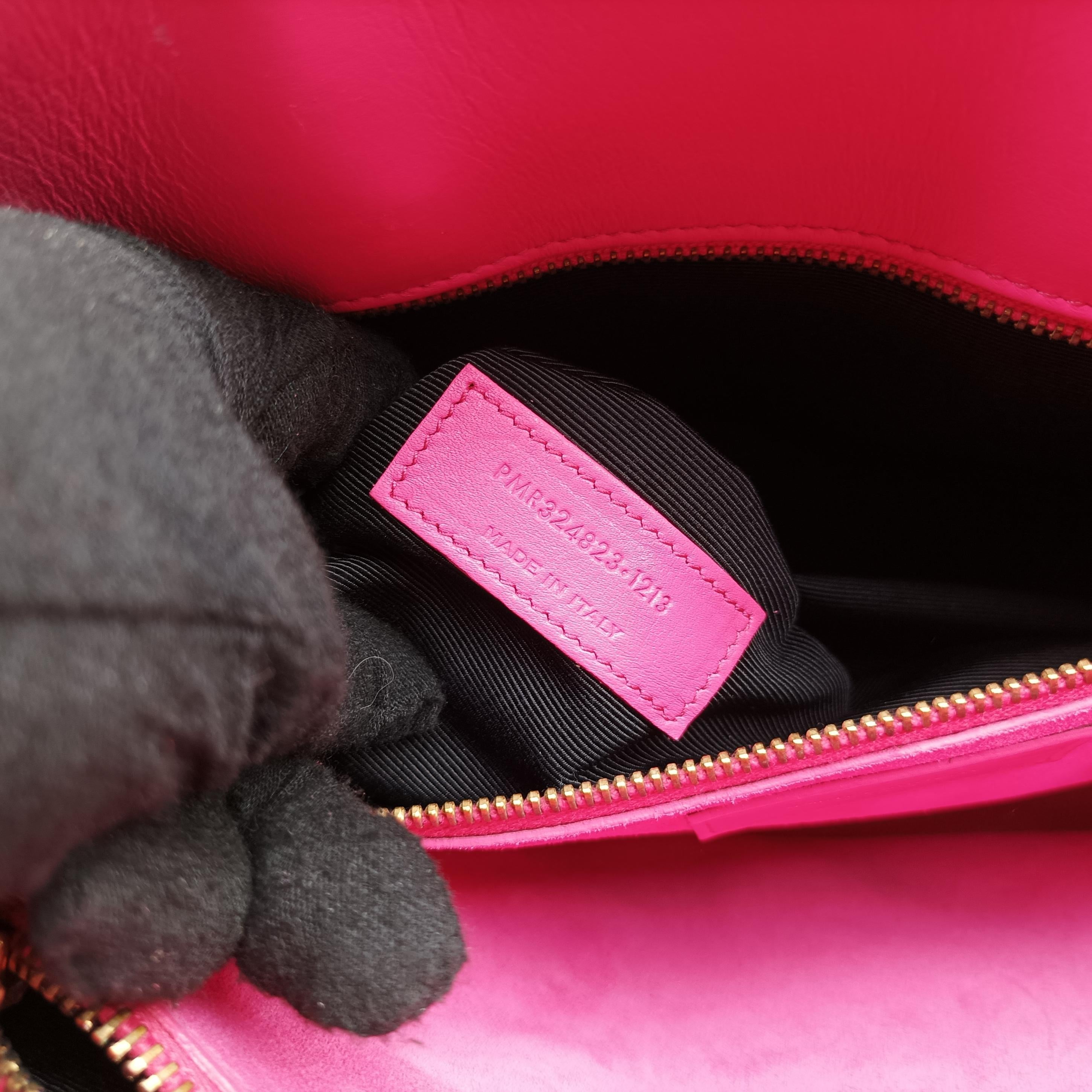 Vintage Yves Saint Laurent SAC DE JOUR Rose Leather 324823 shoulderbag | stylenewstar