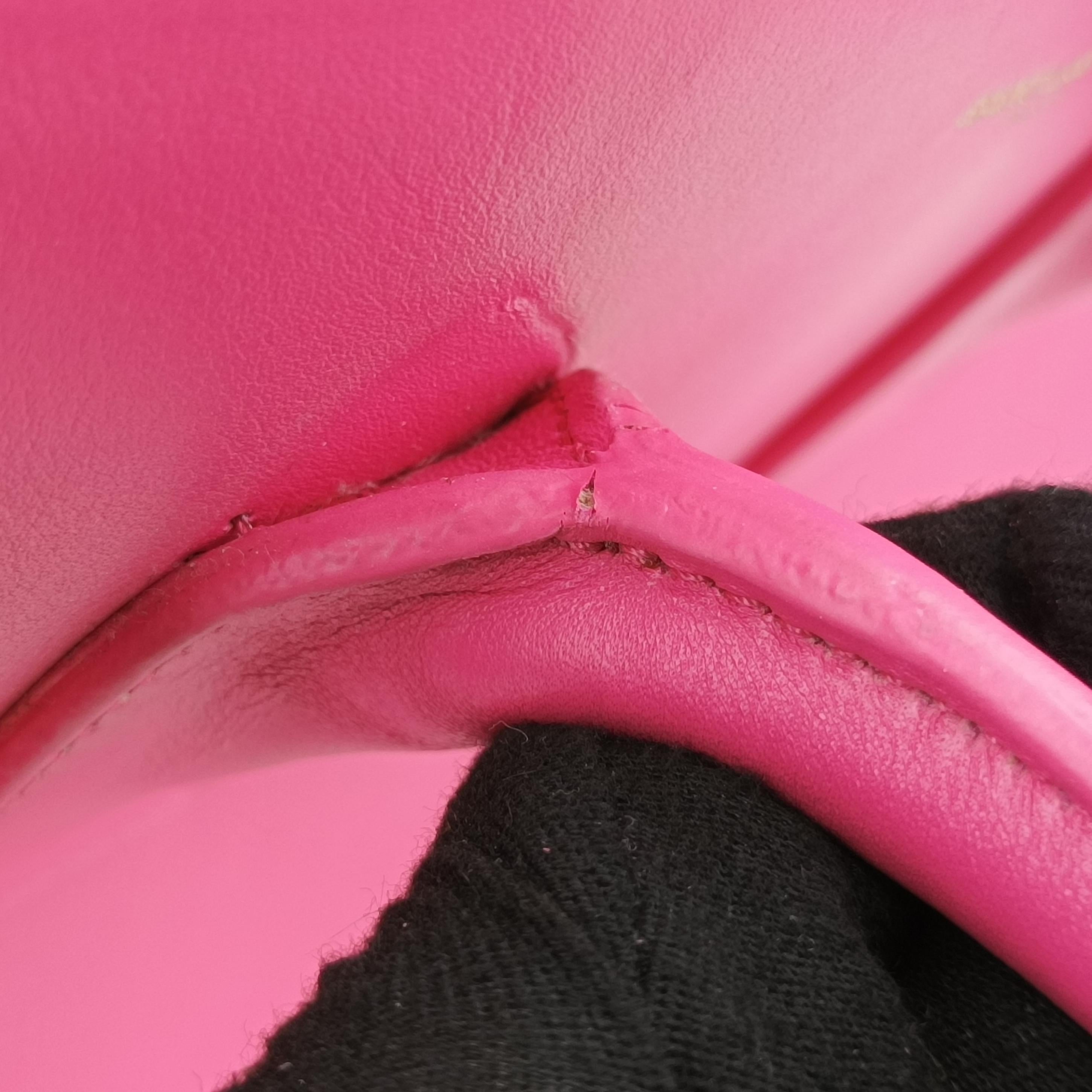 Vintage Yves Saint Laurent SAC DE JOUR Rose Leather 324823 shoulderbag | stylenewstar