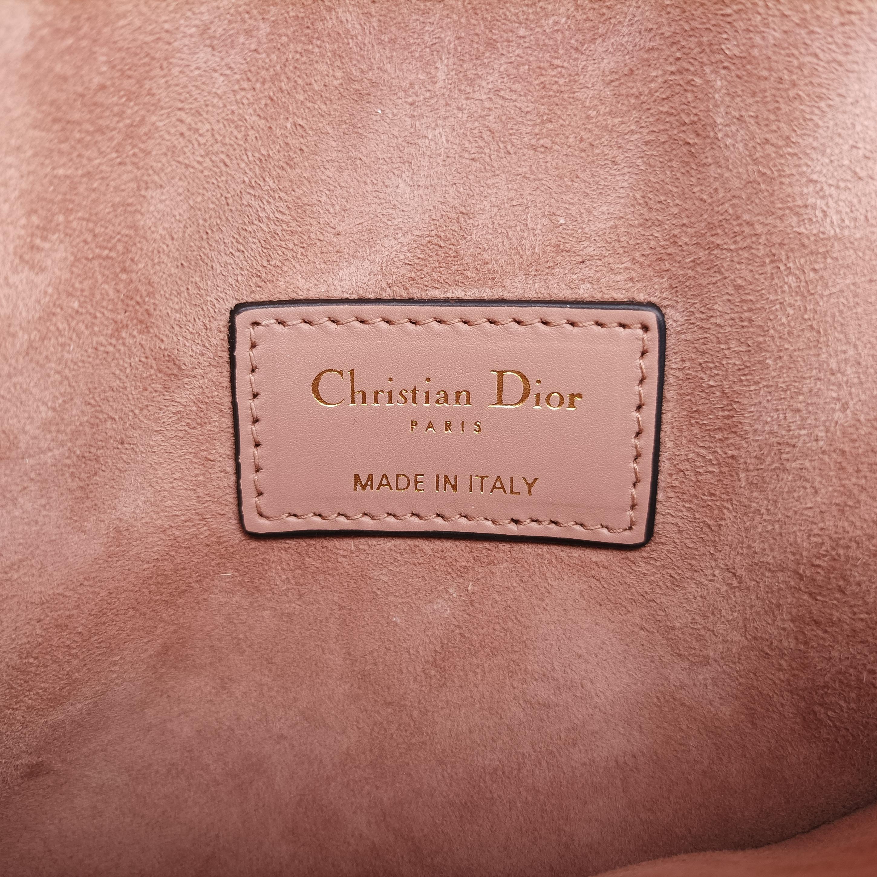 Pre-owned Christian Dior saddle Pink leather  bum bag/waist bag | stylenewstar