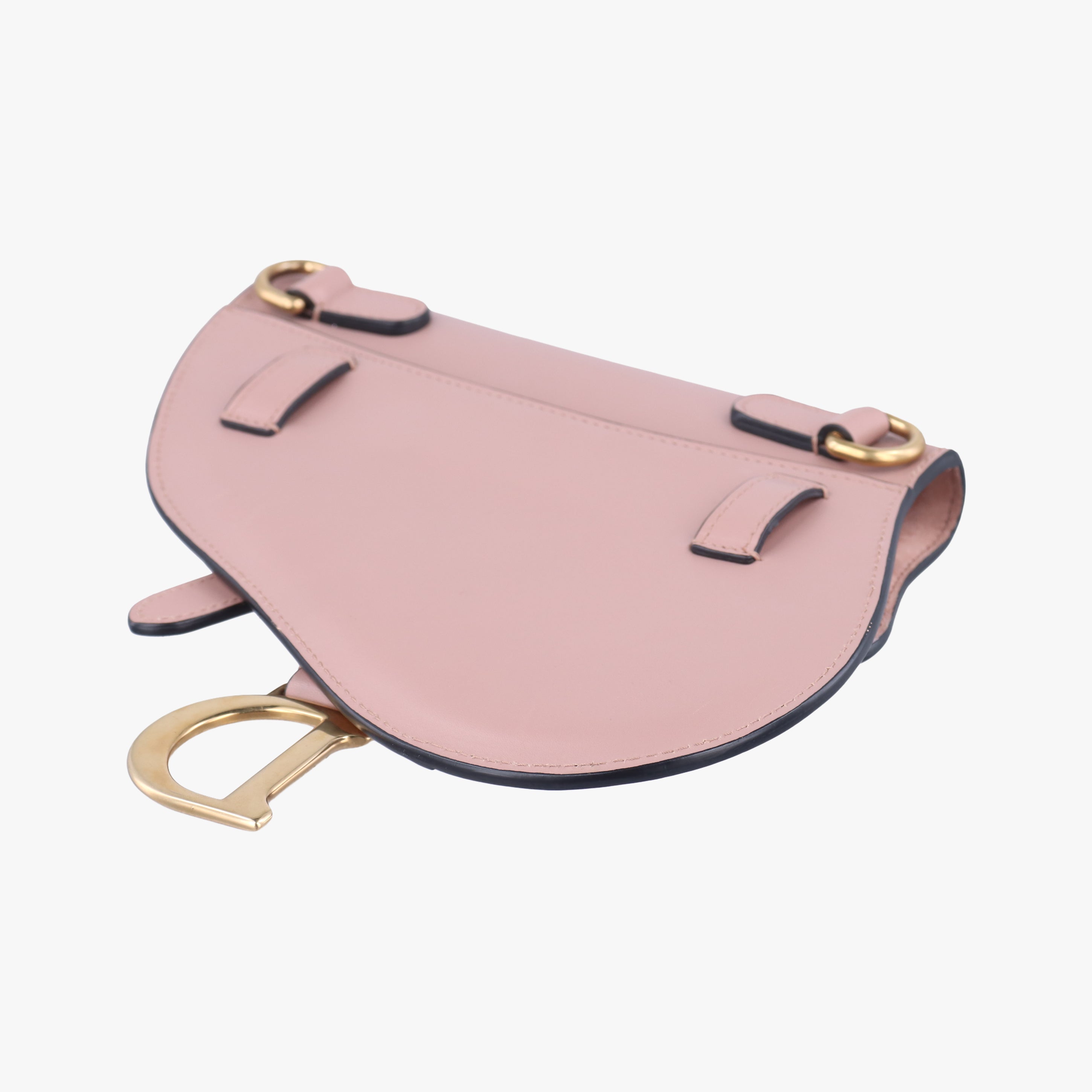 Pre-owned Christian Dior saddle Pink leather  bum bag/waist bag | stylenewstar