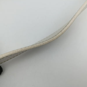 Pre-owned Fendi Chef Pocket Beige x White canvas 8BR464 handbag | stylenewstar