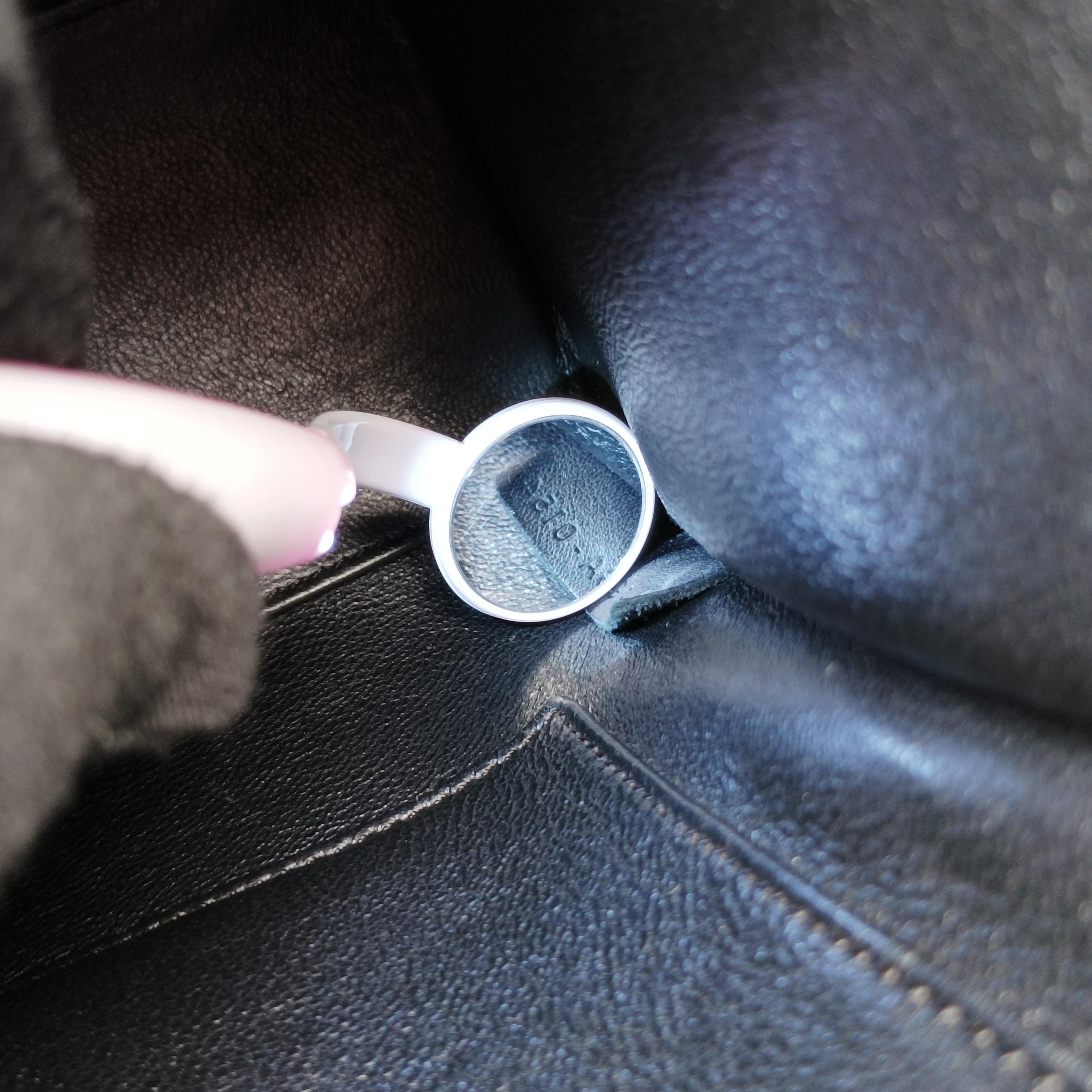 Pre-owned Celine luggage nano shopper Beige×black×brown leather  shoulderbag | stylenewstar