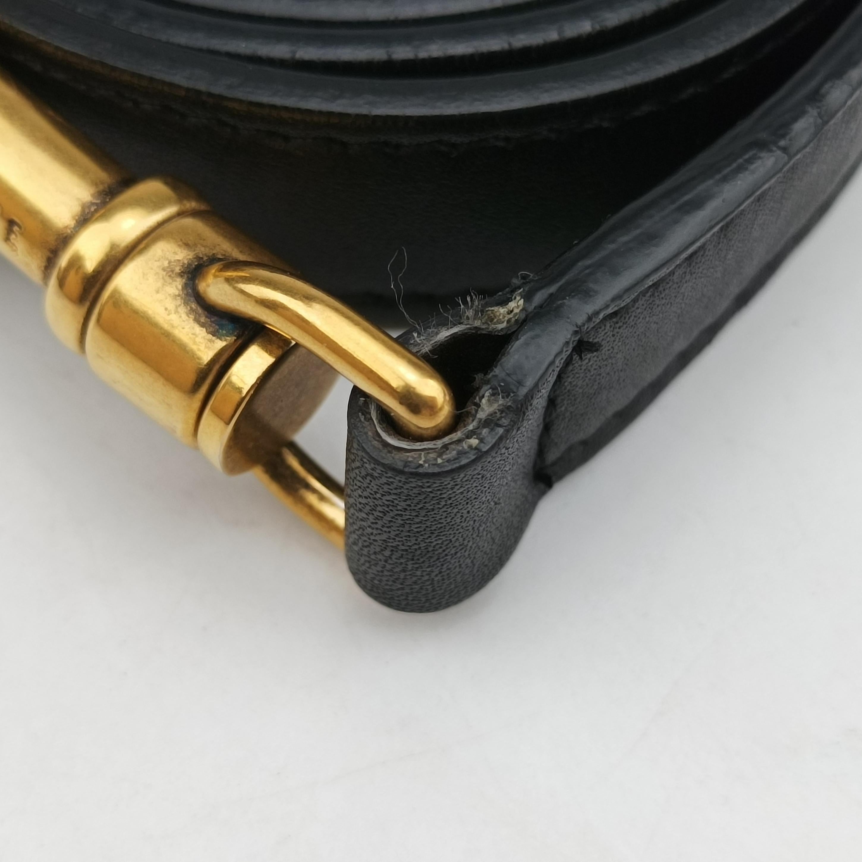 Pre-owned Celine luggage nano shopper Beige×black×brown leather  shoulderbag | stylenewstar