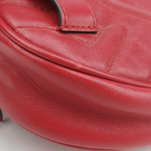 Vintage Gucci GG Marmont Red leather 476434 bum bag/waist bag | stylenewstar