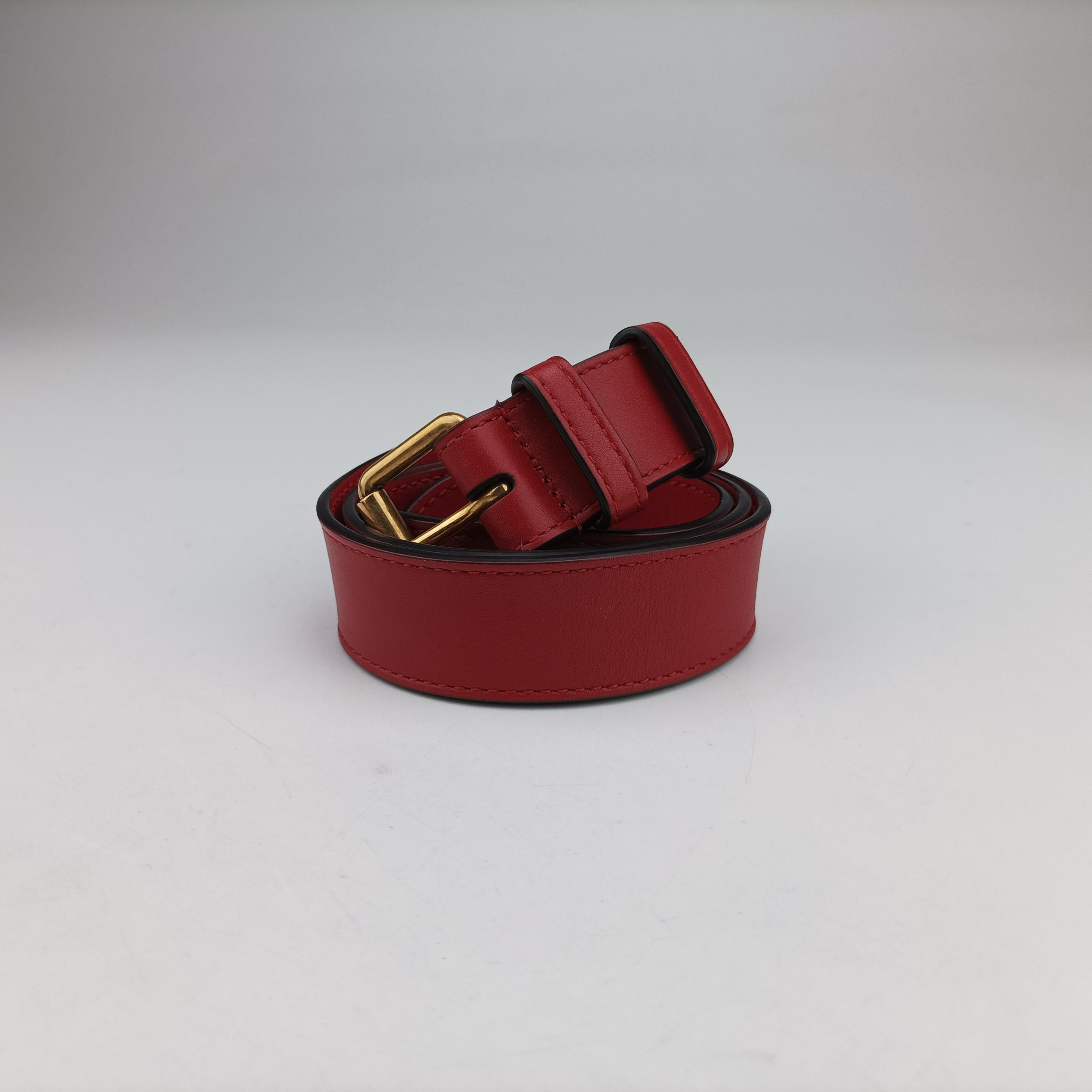 Vintage Gucci GG Marmont Red leather 476434 bum bag/waist bag | stylenewstar