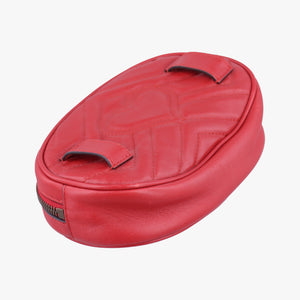 Vintage Gucci GG Marmont Red leather 476434 bum bag/waist bag | stylenewstar