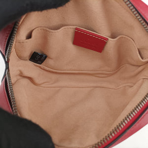 Vintage Gucci GG Marmont Red leather 476434 bum bag/waist bag | stylenewstar
